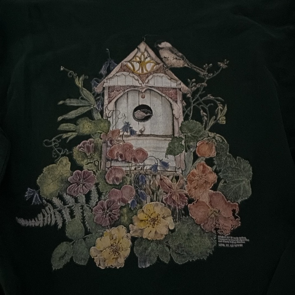 Mock Neck Green Sweater/Shirt - Picture 2 of 3